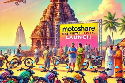 MotoShare Launches Bike Rental Services in Puri, Odisha