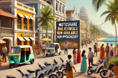 MotoShare Launches Bike Rental Services in Puducherry